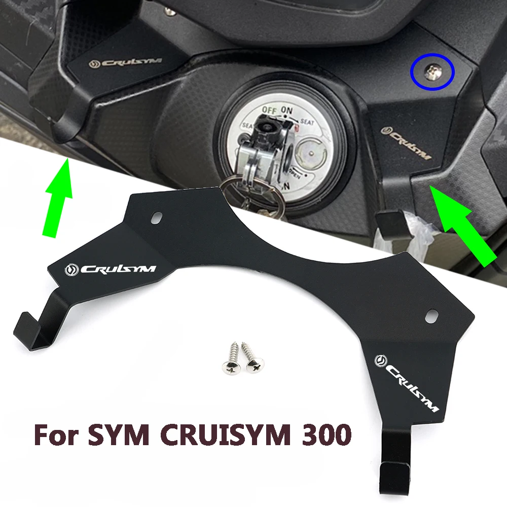 

For SYM CRUISYM 300 Motorcycle Front Luggage Hook Bracket Bag Hang Holder Cargo Frame Storage Hanger Hook Aluminum Accessories