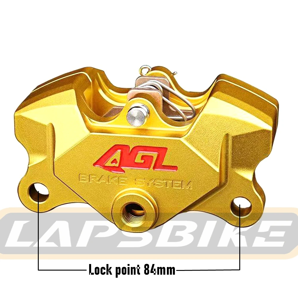 Фото Универсальный передний и задний тормозной суппорт CNC AGL 84 мм для мотоциклов Ducati, Aprilia, Honda, Suzuki, Kawasaki, Yamaha, RSZ, JOG, NIU, Ninebot №4