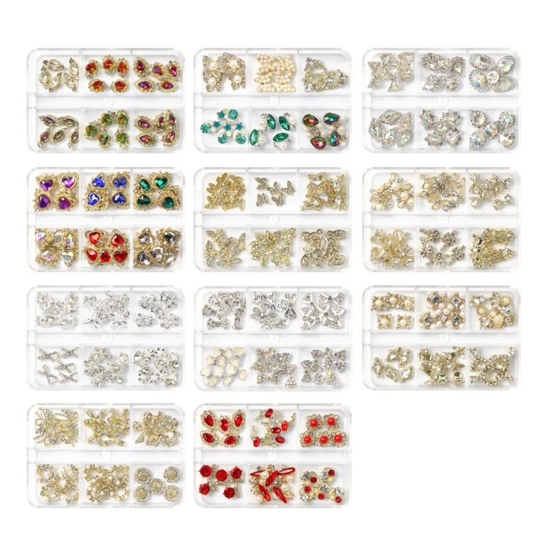 

3D бантики подвески для ногтей, блестящие стразы для ногтей Сатурны ногти драгоценные камни кристаллы ювелирные изделия шпильки
