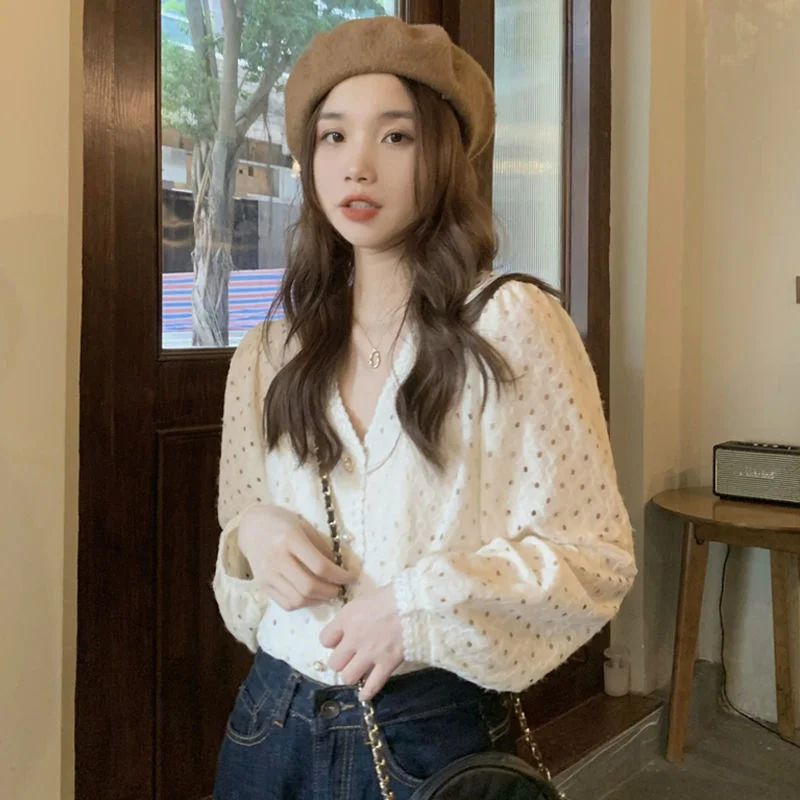 

ILARES Female Clothing Shirts Blouses Long Sleeve Tops Women Blouse Woman Clothes Elegant and Youth Woman Blouses Korean Fashion