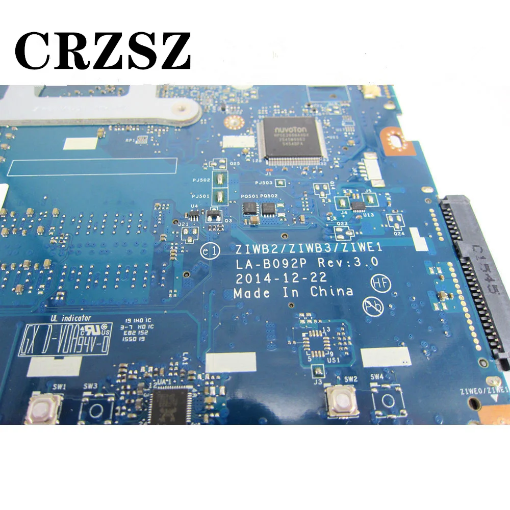 Материнская плата для ноутбука модель CSRZSZ Lenovo 5B20K57122 с искусственным процессором