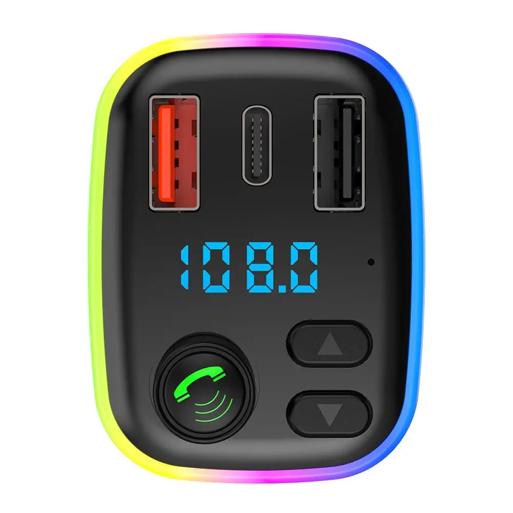 Беспроводной автомобильный FM-трансмиттер Bluetooth 5 0 с функцией Hands-free - купить по