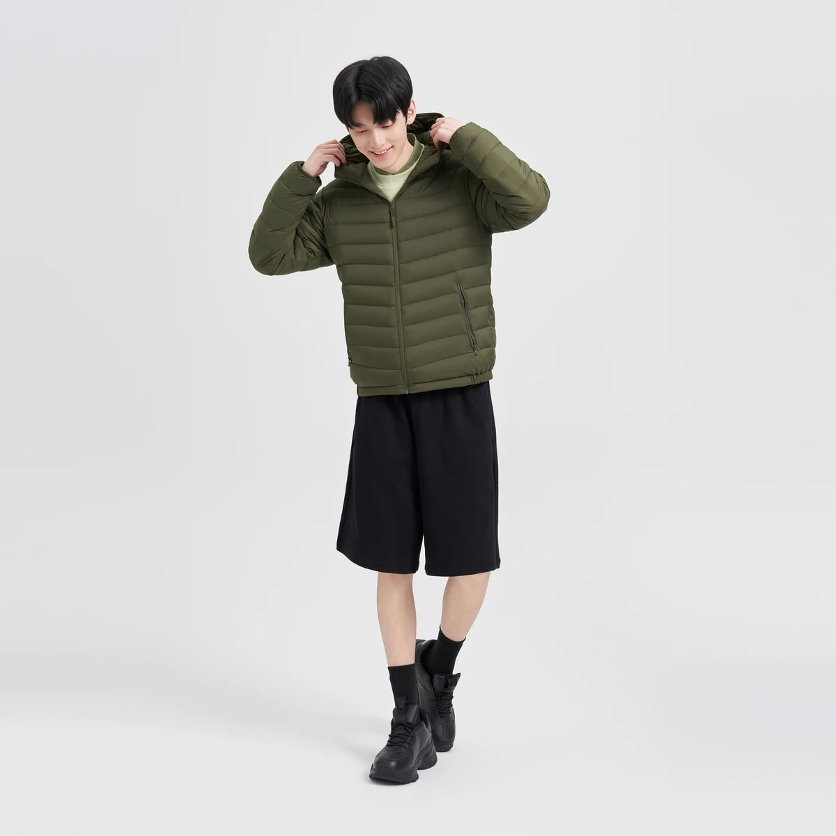 Пуховик BOSIDENG для женщин куртка с капюшоном пуховик теплая Женская утяжеленная