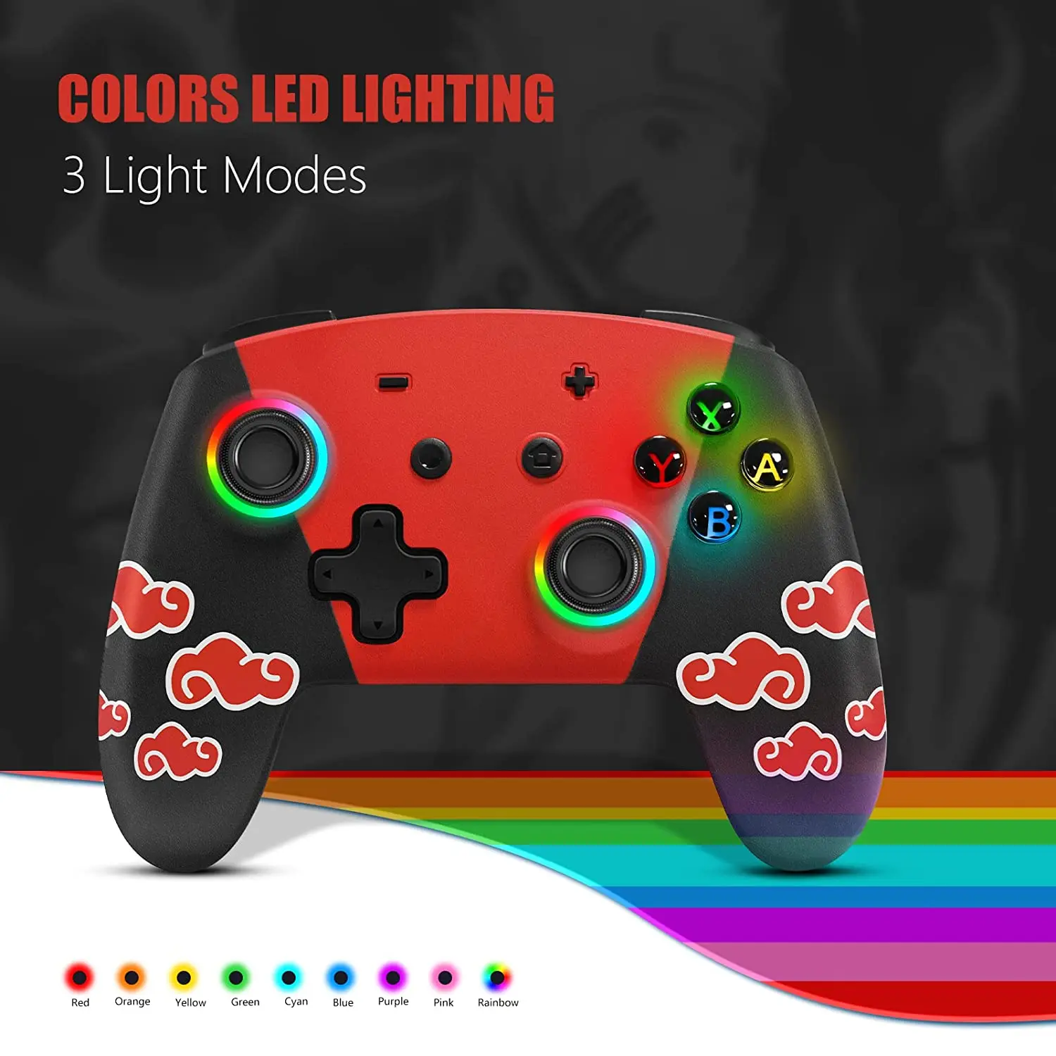 Ceny 9 Kolorów światła RGB Z Backbutton Bezprzewodowy Kontroler Z Bluetoothem Do Przełącznika Pro Mando Gamepad Na Przełącznik Sterowanie Najtaniej 9 Kolorów światła RGB Z Backbutton Bezprzewodowy Kontroler Z Bluetoothem Do Przełącznika Pro Mando Gamepad Na Przełącznik Sterowanie