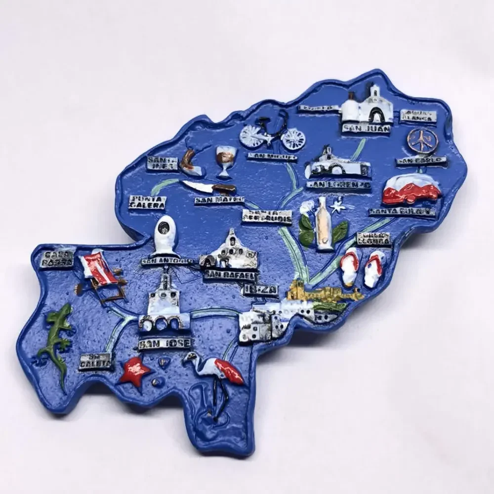 Туристические достопримечательности Испании сувениры трехмерная Наклейка