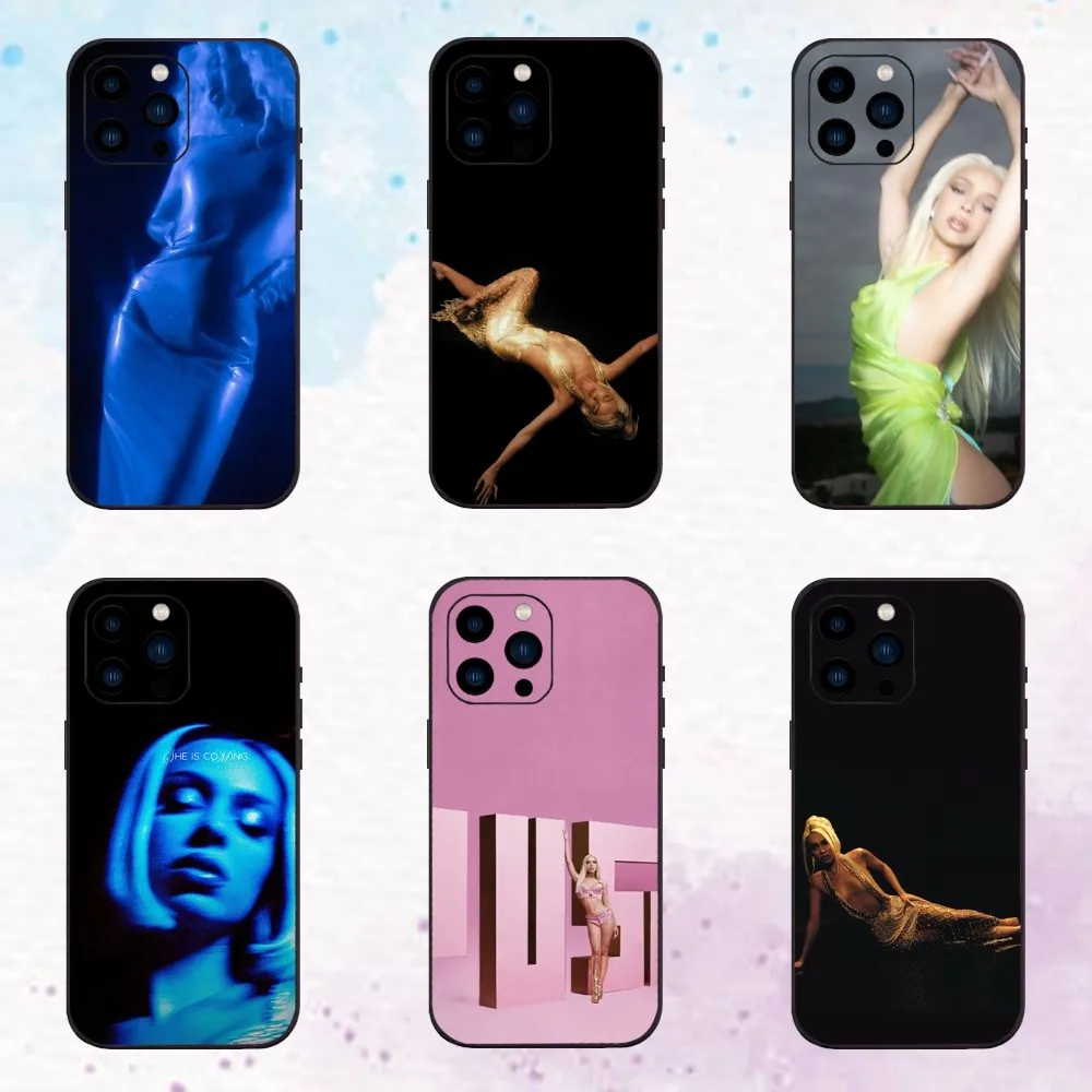 B-Bad G-Gyal La Joia чехол для телефона iPhone 11 12 13 14 15 Pro Max Mini Plus XS XR X Черный силиконовый