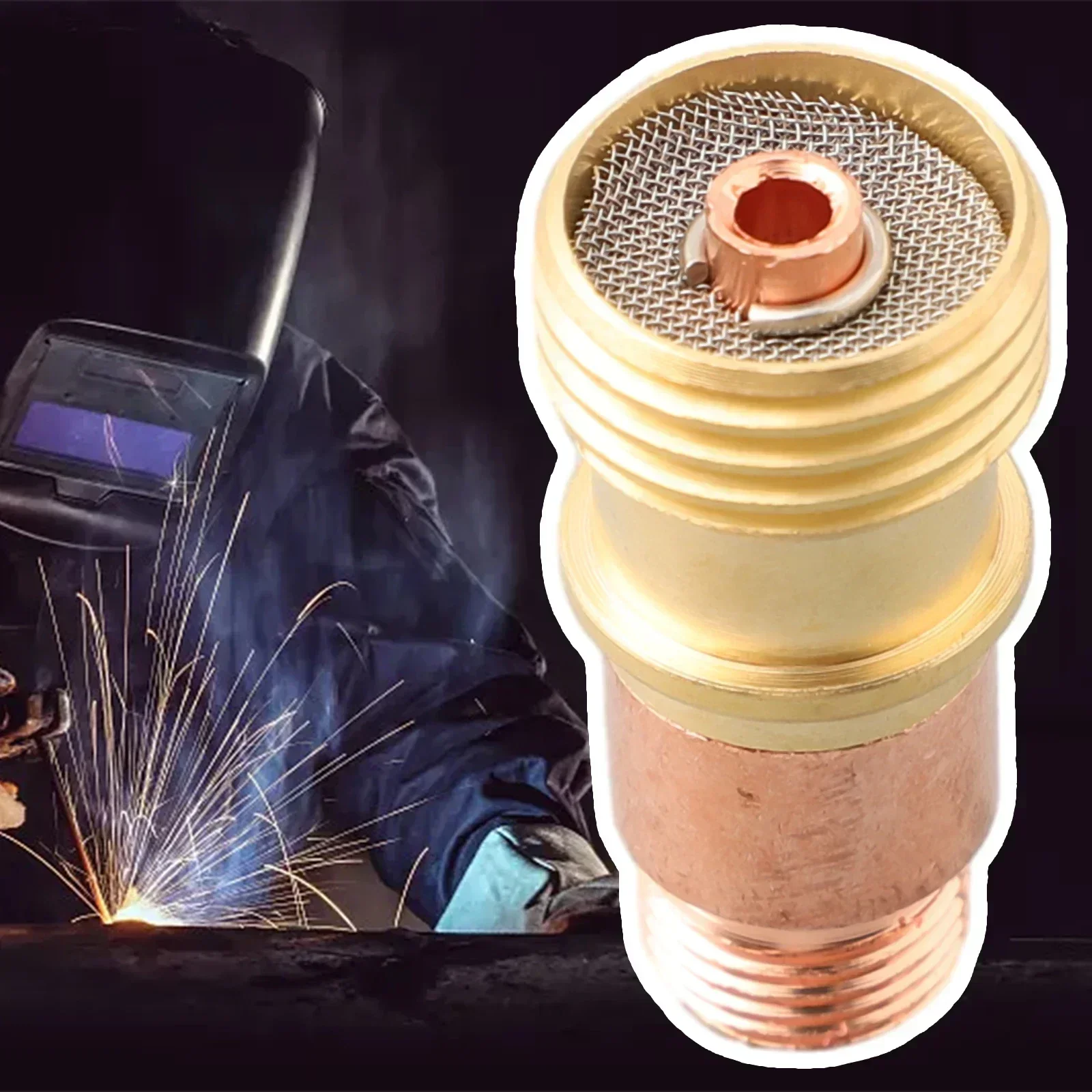 Корпус из латуни премиум-класса для Tig WP 17 18 26 горелка газового разъема Stubby с