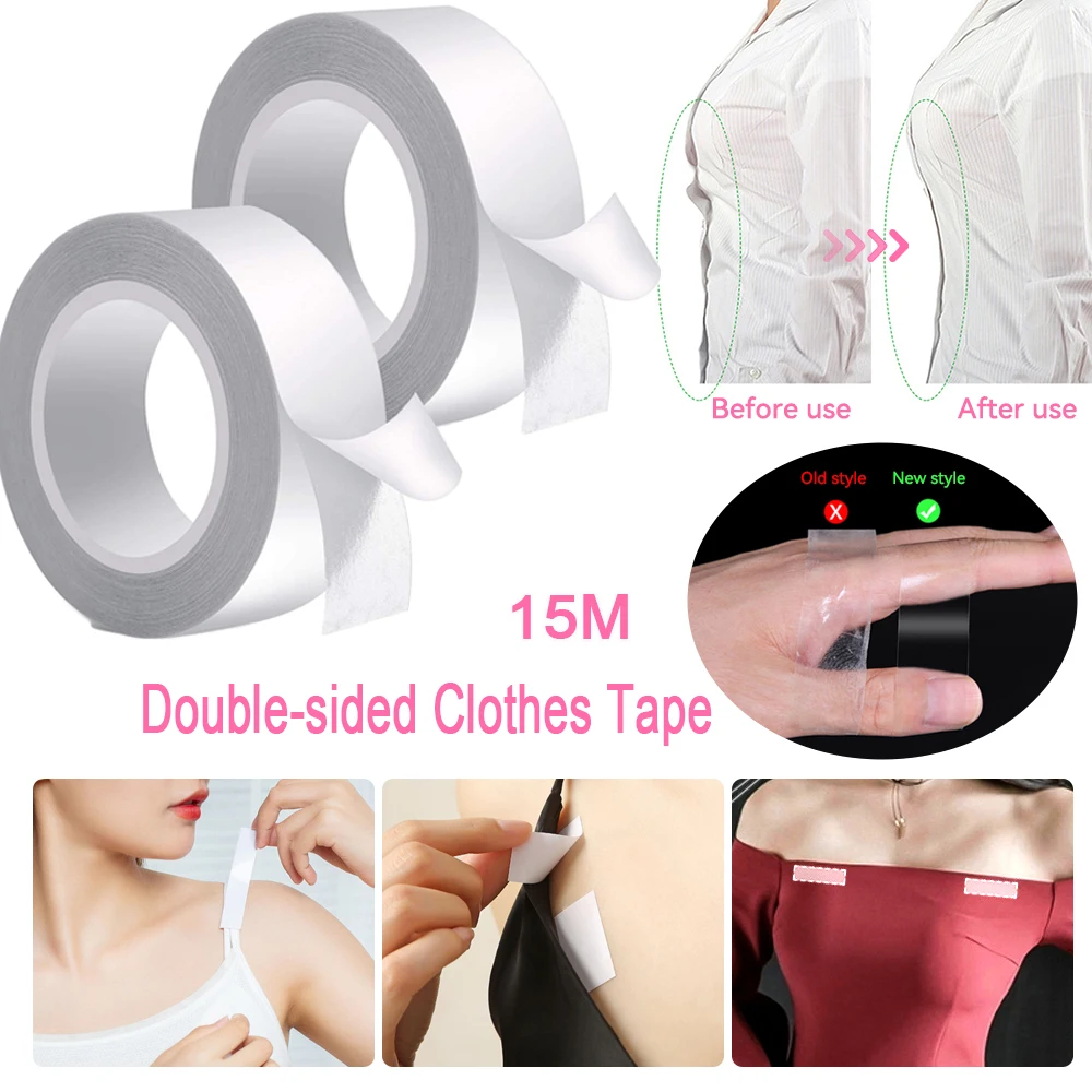 

Medical Safety Double-sided Adhesive Body Tape Double-sided Bra Invisible Tape Ladies Transparent Dress Body Transparent Sticky