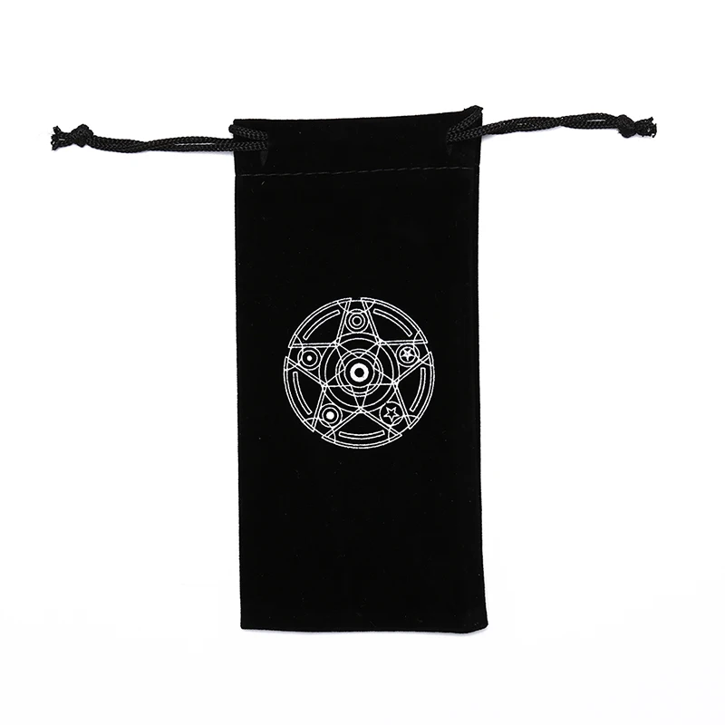 

1pc Tarot Fleece Drawstring Pouch Velvet Pouches Dice Bags Jewelry Packing Board Game Drawstring Bags Small Cloth Pouch