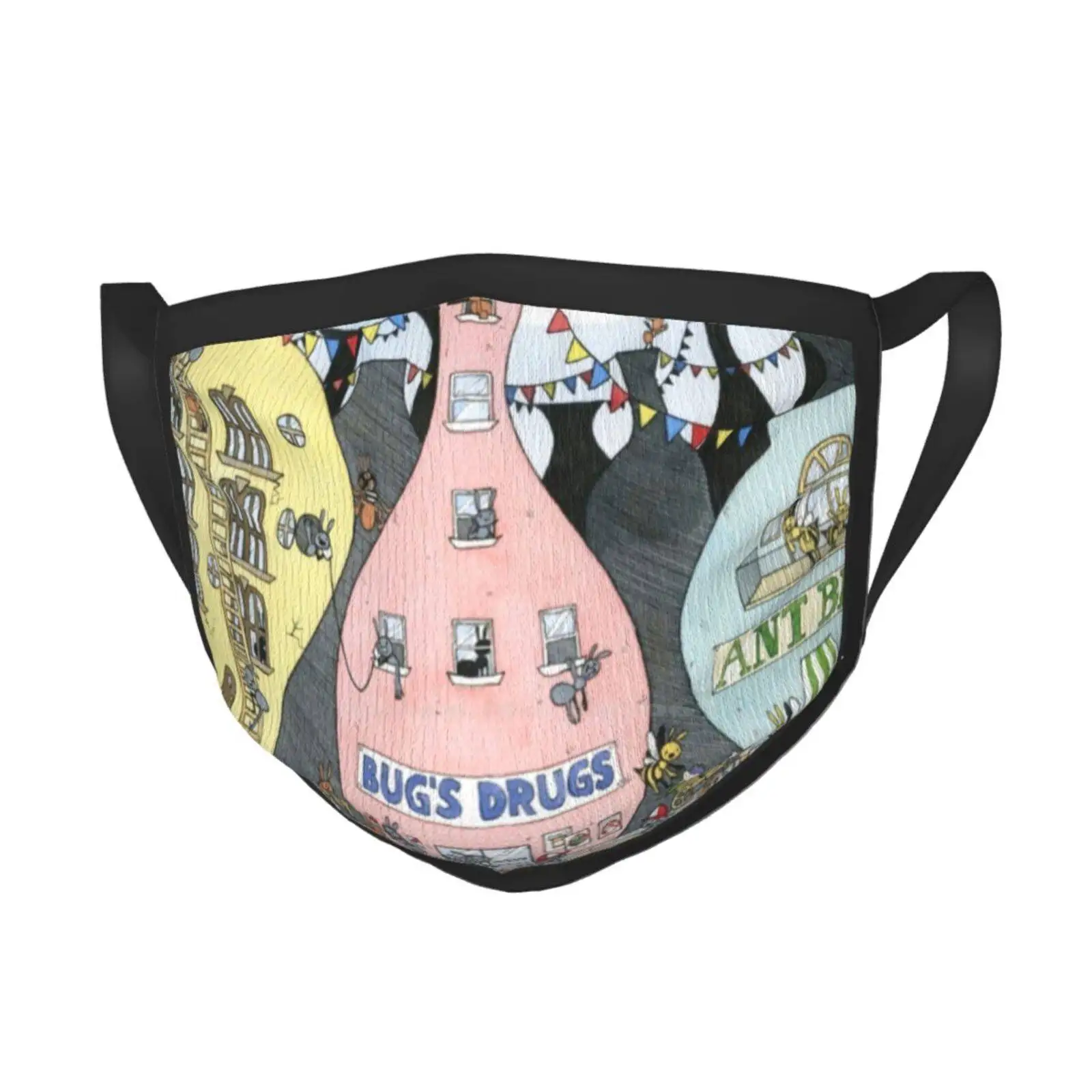 Вязаная шапка Ant City теплая уличные шапки милая городская ваза с муравьями