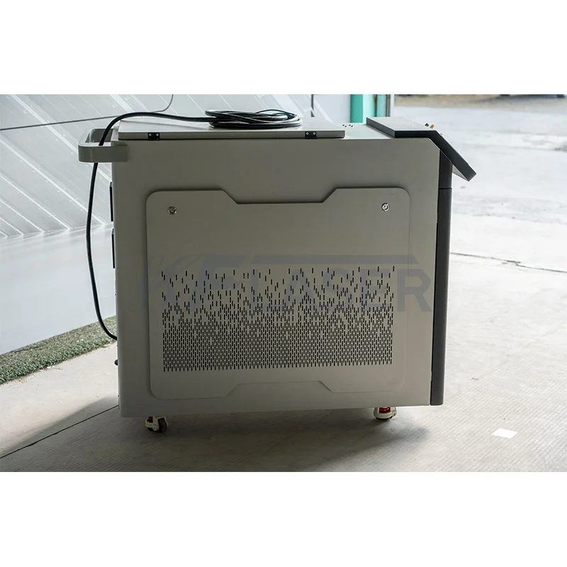 Лучшая цена 100 Вт/200 Вт импульсная лазерная чистящая машина для удаления краски