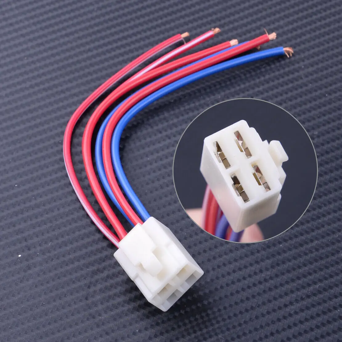 

Metal&Plastic Cable Plug Motor Parts Replacement Solenoid Starter 1pcs