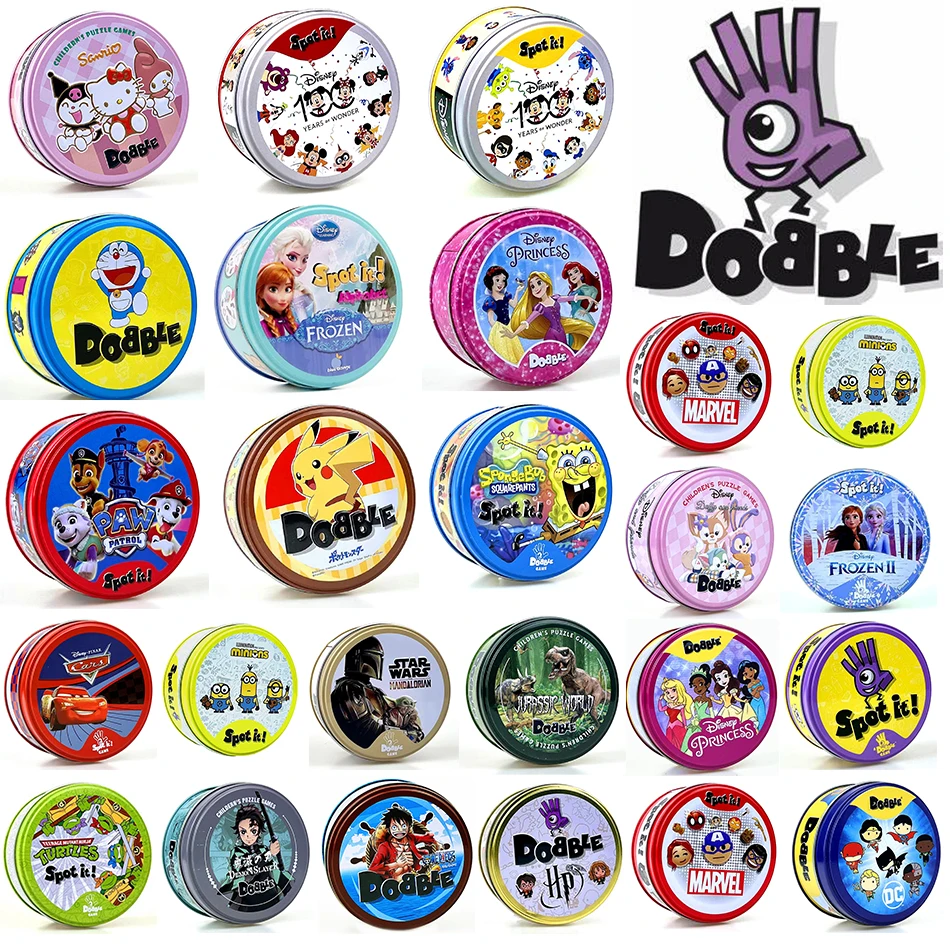 Аниме Фигурки Ассорти Дисней Покемон Hello Kitty Плюшевые мультфильмы Dobble Spot It