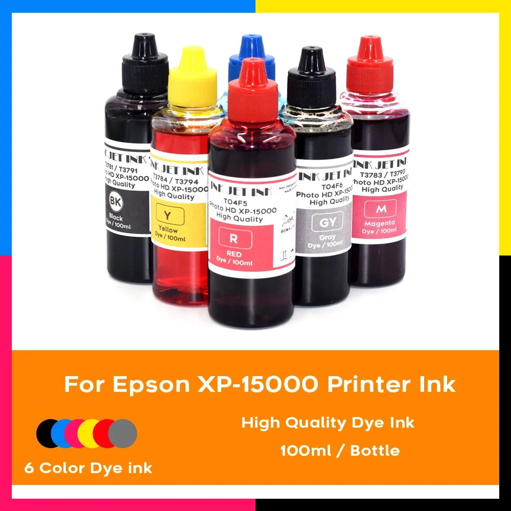 Фото 6 цветов * 100 мл 312XL 314XL 378XL 478XL 01U сменные красящие чернила для принтера Epson Expression Photo HD XP-15000 XP-15010 XP-15080 №3