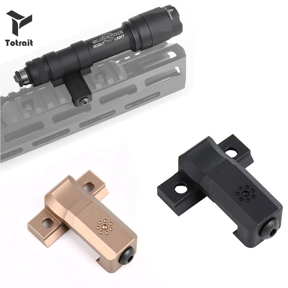 

New TOtrait High Quality Tactical M600 Series Scout Light Side Mount Flashlight Base Metal Stents for 20mm Hunting Accessories