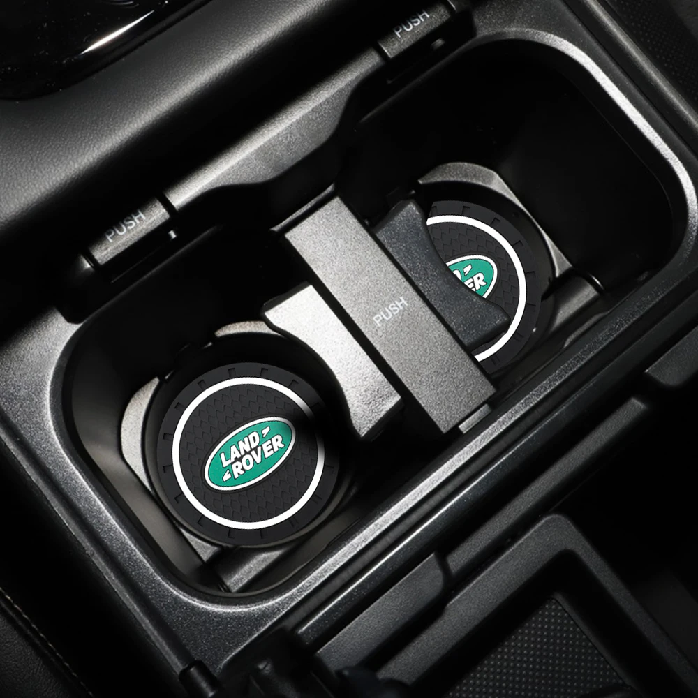 

Car Cup Pad High-quality Silicone Water Coaster Water Cup Seat Non-slip Mat For Land Rover Range Rover Discovery 4 Freelander