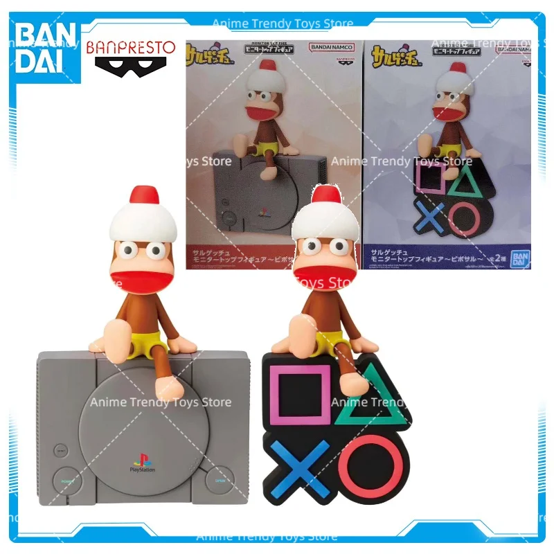 Фото В наличии Оригинальная коллекционная фигурка BANDAI BANPRESTO MONITOR TOP FIGZ Ape Escape 3 Pipo Saru, аниме-модель, игрушка, подарок WY №1