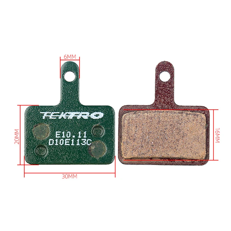 Тормозные колодки TEKTRO E10.11 дисковые для горных велосипедов Металлические