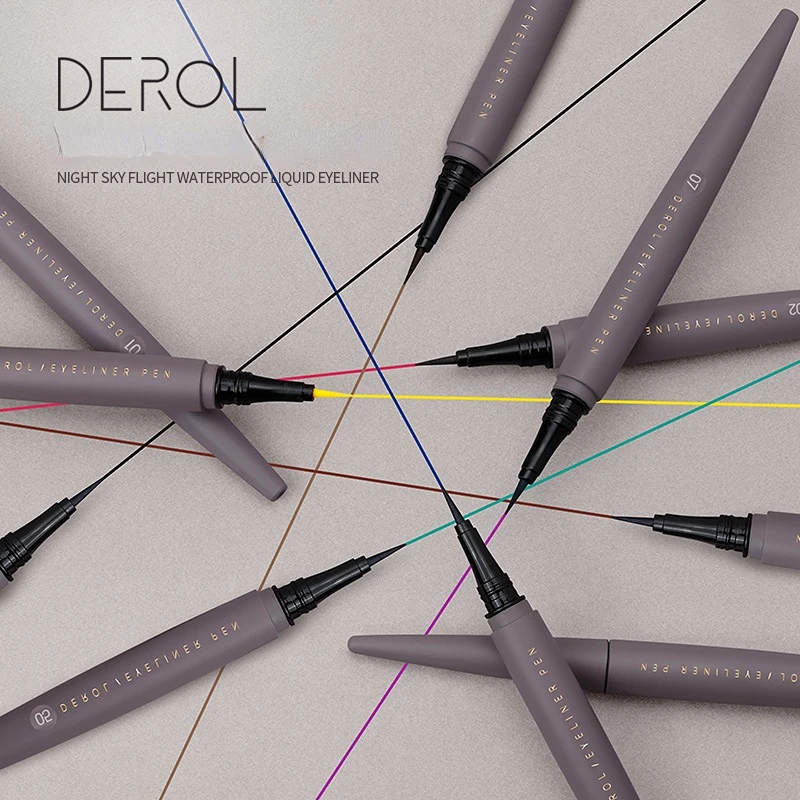 

8 цветов быстросохнущая подводка для глаз карандаш красочный неоновый стойкий макияж водостойкая устойчивая к поту Красивая подводка для г...