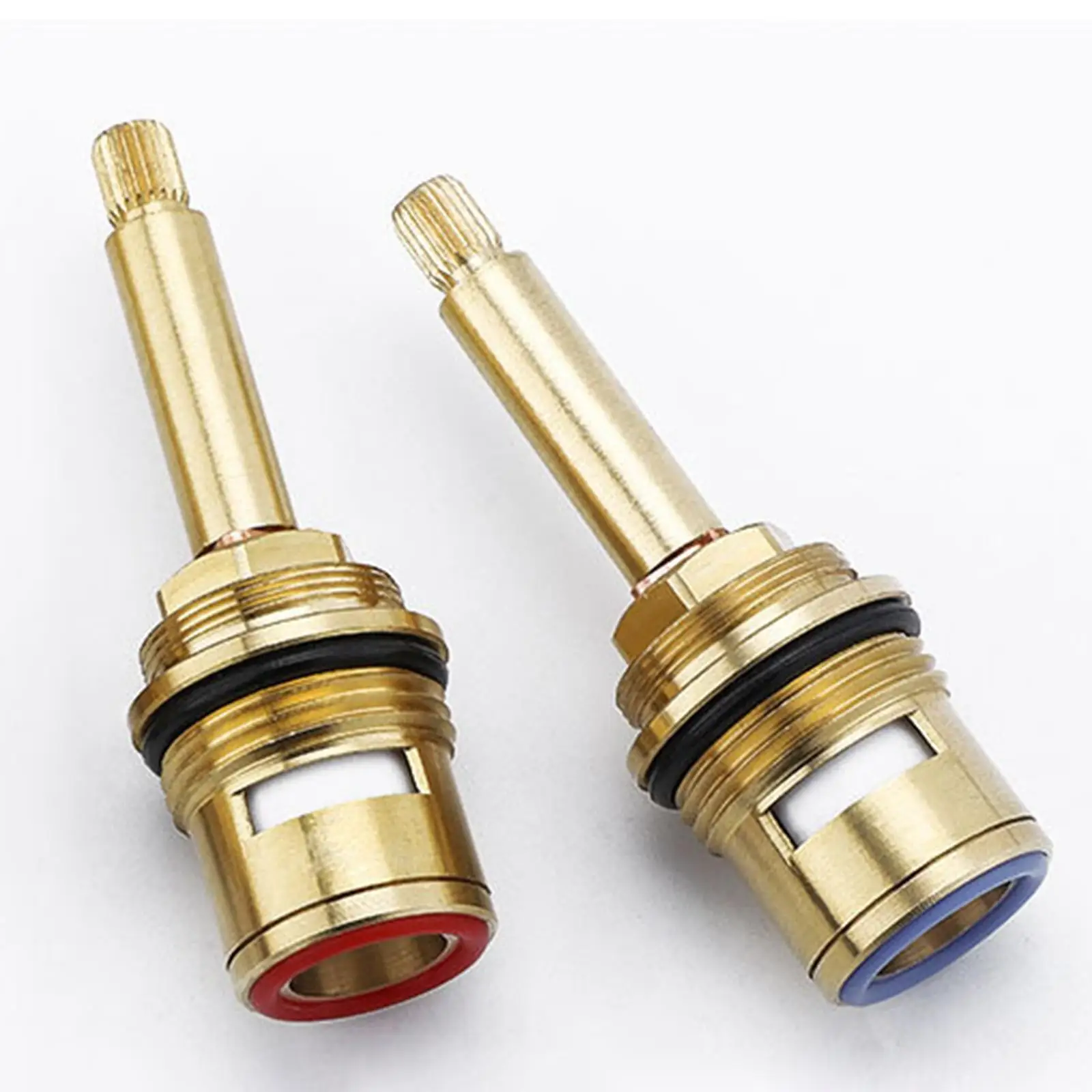 

Brass Ceramic Stem Disc Cartridges Faucet Valves Replace Bathroom M4 Screw