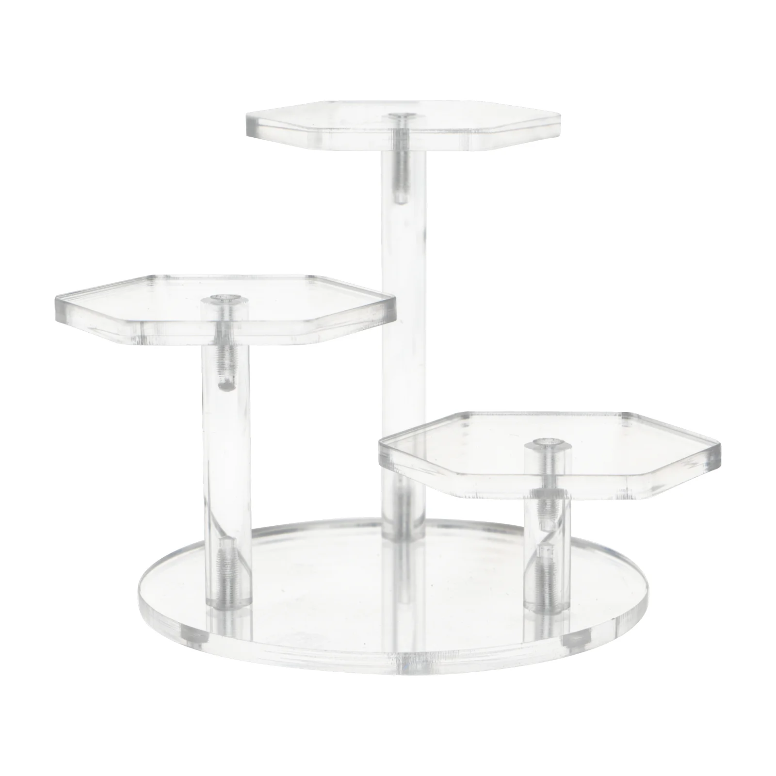 

Transparent Ladder Display Rack Digital Products Clear Acrylic Storage Figurine Stand Riser Toys Floor