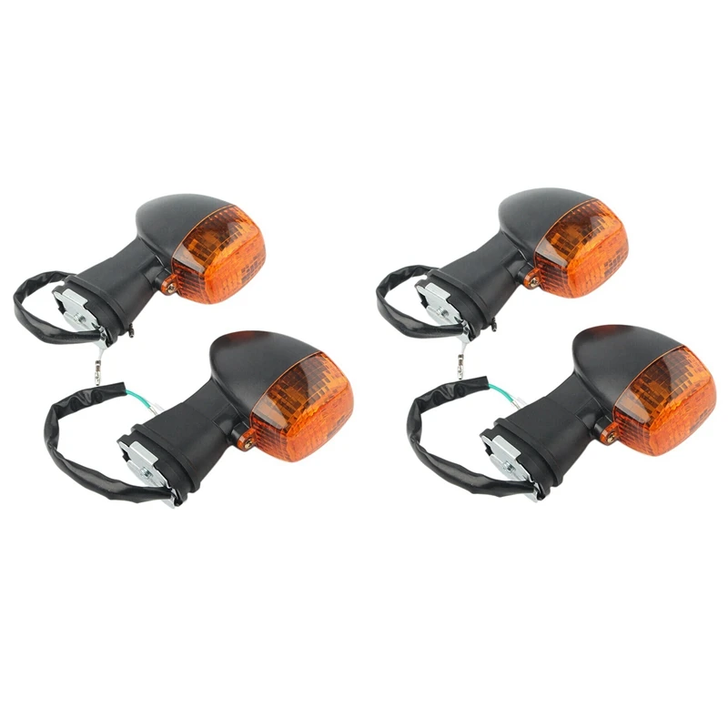 

2X Motorcycle Turn Signal Light Side Indicator For KAWASAKI ZX600 Ninja ZX-6R ZX9R ZXR400 KLE 250/400/500 ZX7R Yellow