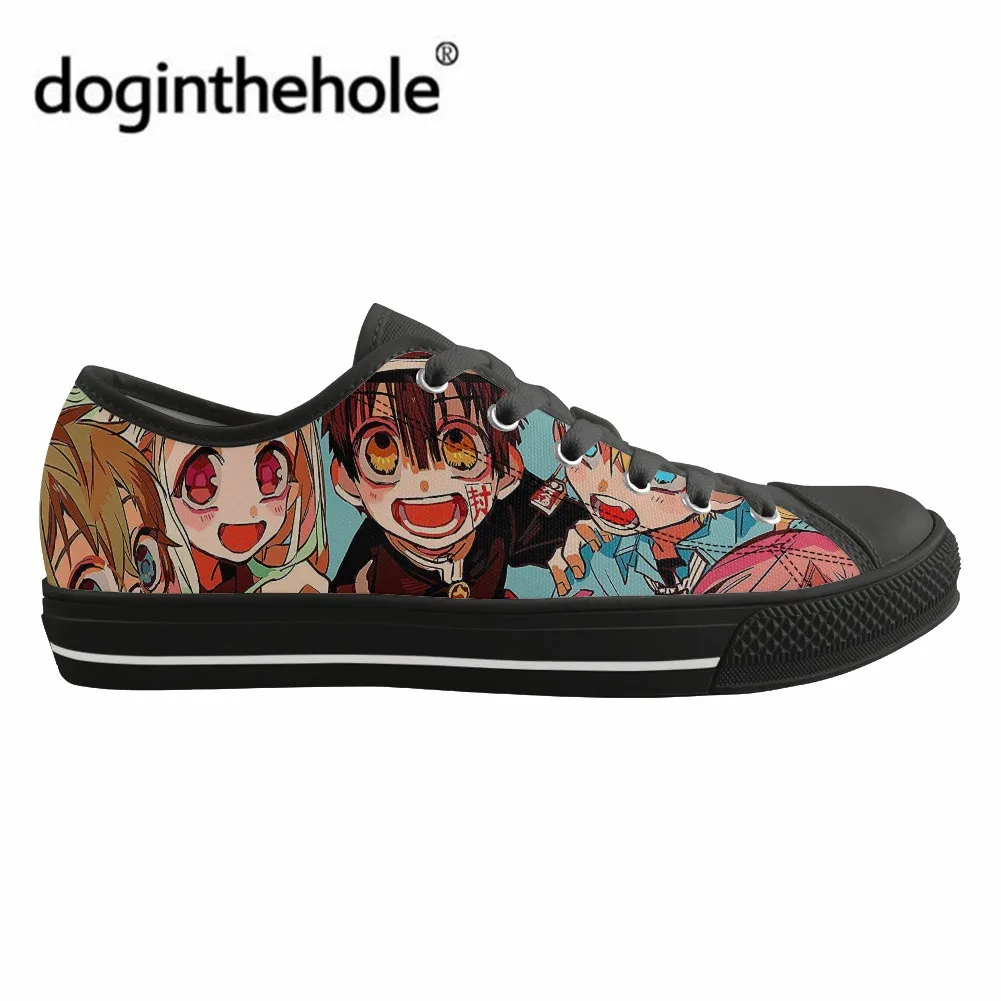 

Doginthehole Women Sneakers Baku Shounen Hanako kun Canvas Casual Shoes Low Top Vulcanized Walking Shoes for Teen Girls