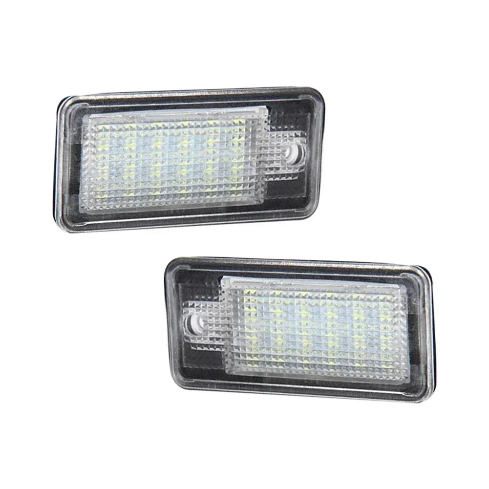 2 шт. светодиодный светильник номерного знака для Audi A3 A4 S4 RS4 B6 B7 A6 RS6 S6 C6 S5 Q7 A8 S8 Avant