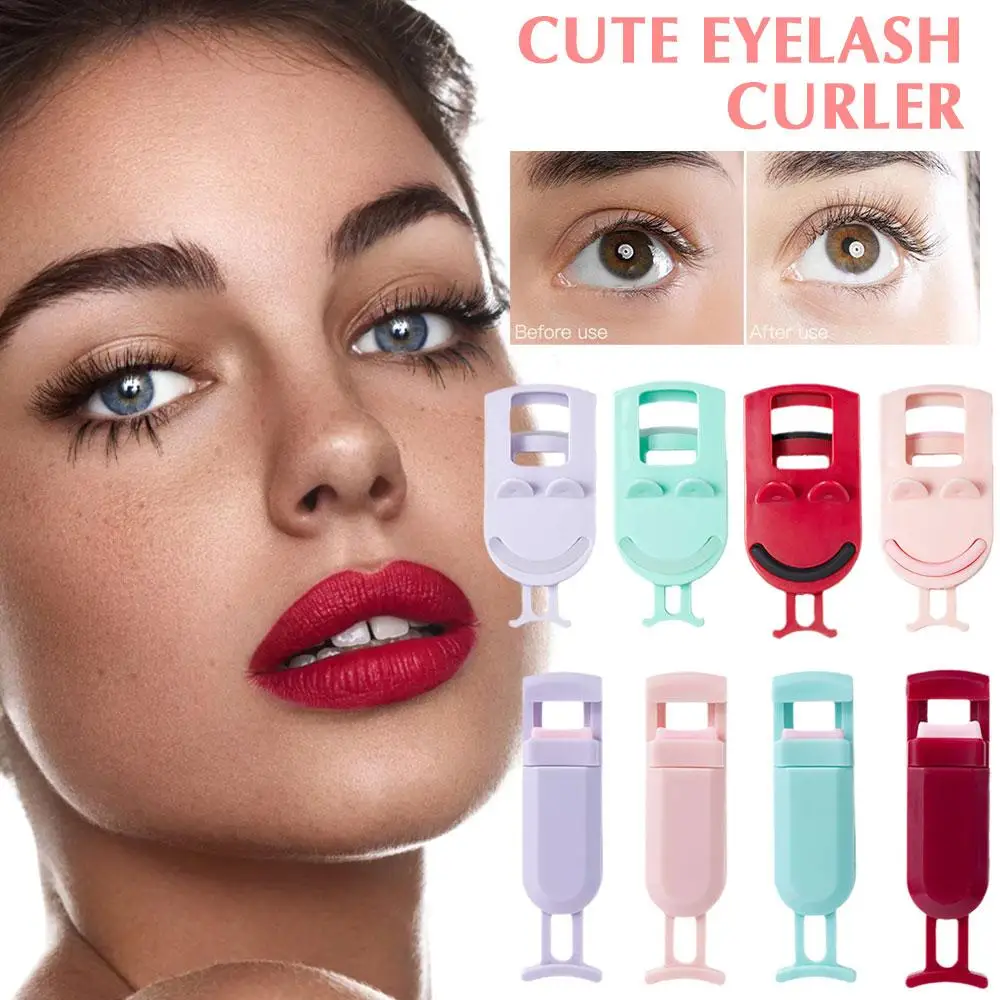 

1pcs Professional Mini Eyelash Curler Cute Portable Eyelash Eyelashes Cosmetics Clip Makeup Tool Curling Tools Accessories X3G3