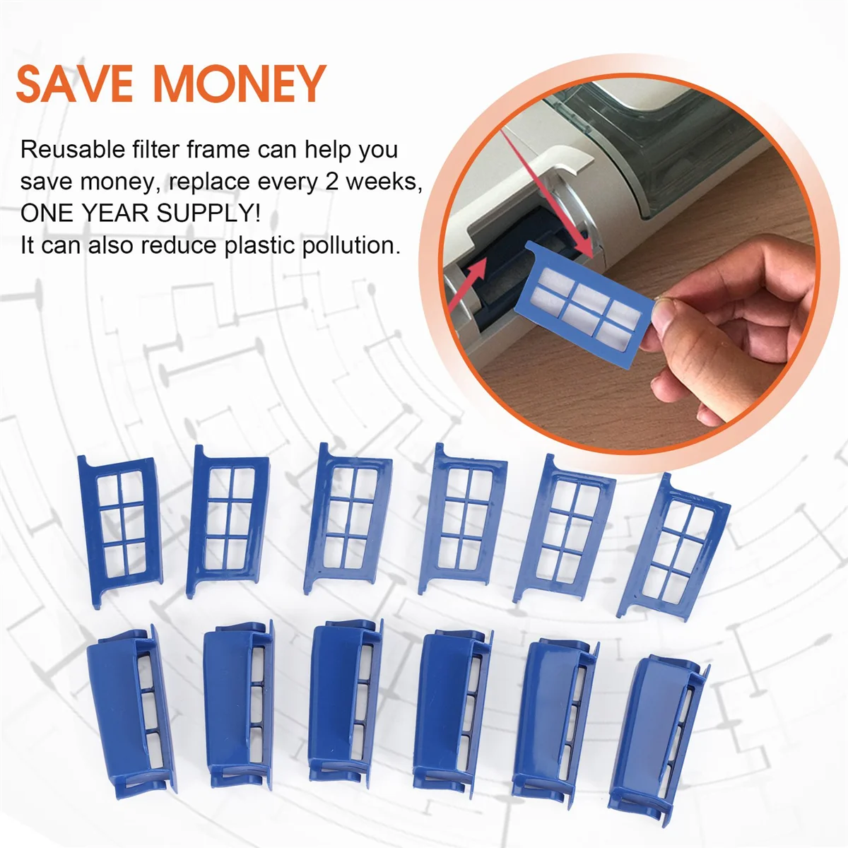 Фильтры сипап 52 шт. поставки фильтров для Philips Fox ronics Dreamstation в комплект входят 6