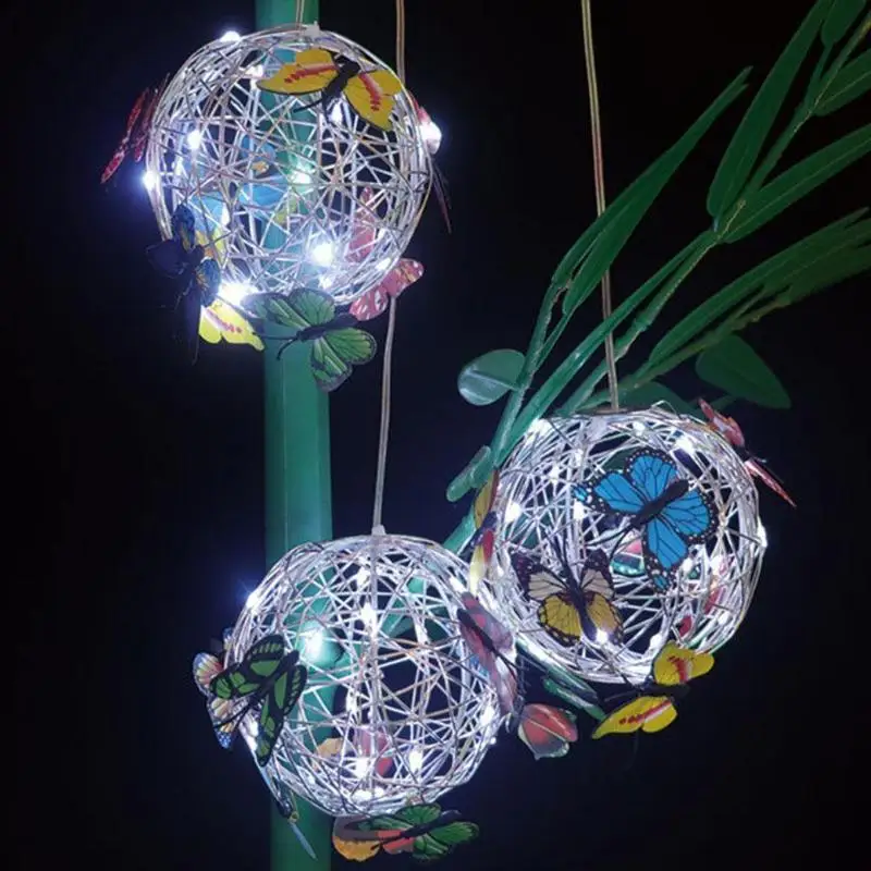 

LED Solar Wind Chime Crystal Ball Hummingbird Wind Chime Light Color Changing Waterproof Hanging Solar Light For Home Garden