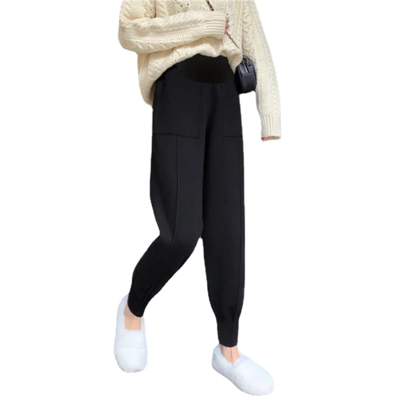 

Autumn Pregnant Women Sports Pants Fashion Loose Beam Foot Harlan Pants Leisure Maternity Belly Trousers Pregnancy Casual Pants