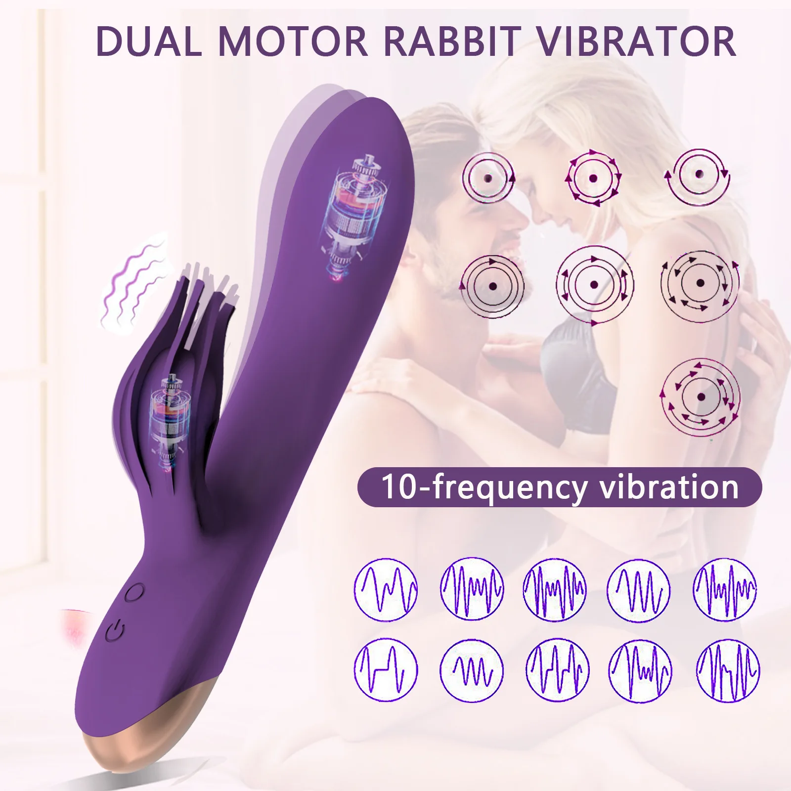 

Sexy AV Stick Clitoris Stimulation 10 Frequency Vibration Private Part Teasing G Point Massage Stick Flirting Pussy Climax Stick