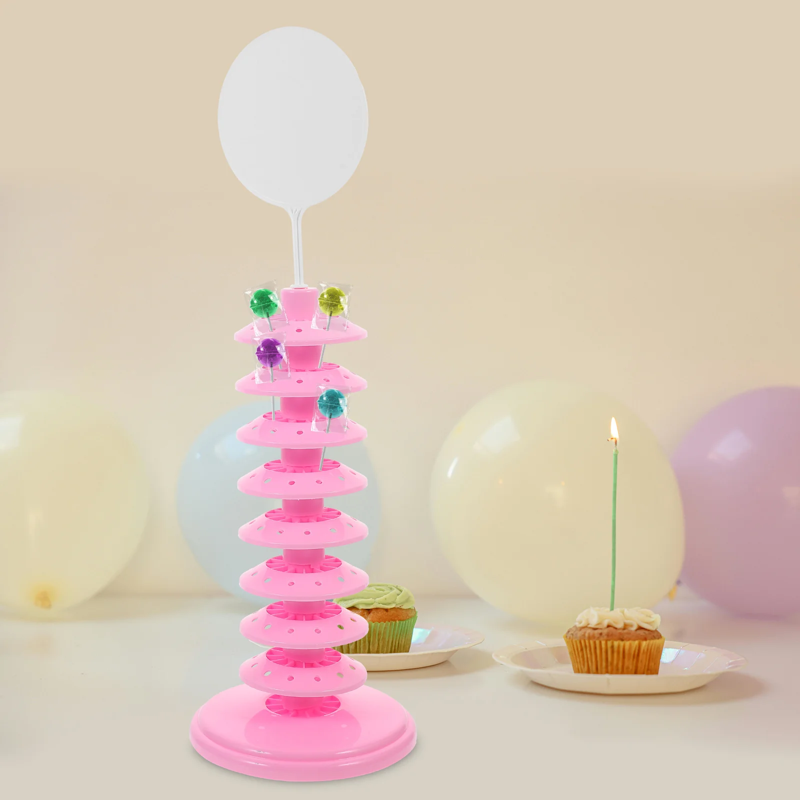 Подставка для леденцов стойка выставки товаров держатель торта нежная красная