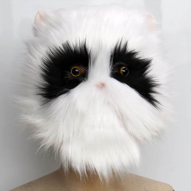 Симпатичные плюшевые животные Erha гарнитура латексная маска Хаски Хэллоуин