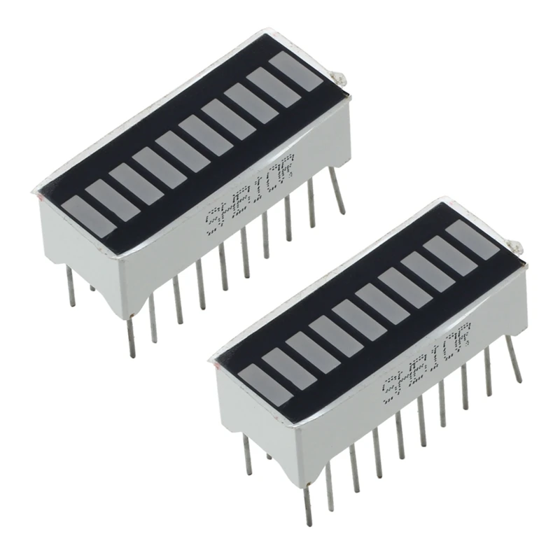 

2X 10 Segment Red LED Bar-Graph Display