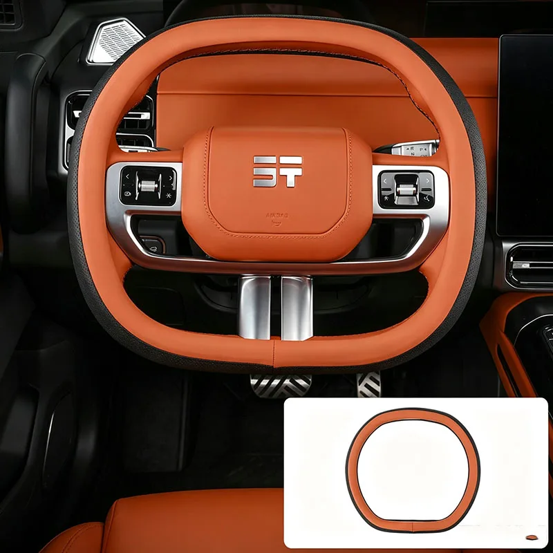 Фото Силиконовый чехол на руль для Chery Jetour Zongheng G700, универсальный, противоскользящий, аксессуар для интерьера автомобиля №5