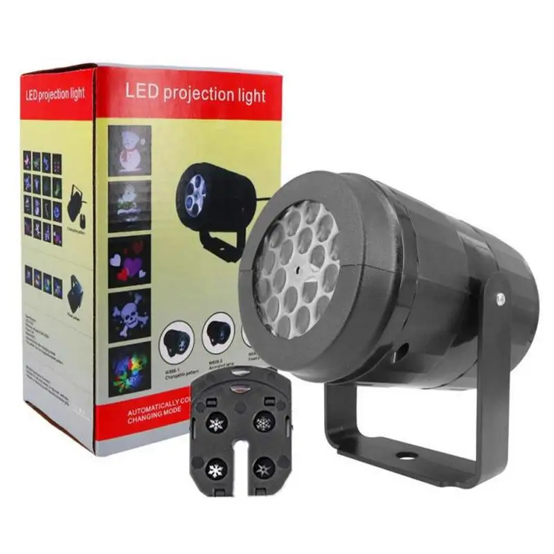 

Уличный проектор снега, Рождественский светодиодный проектор снежинок светильник Хэллоуина, Рождества, праздничный декор для сада и патио