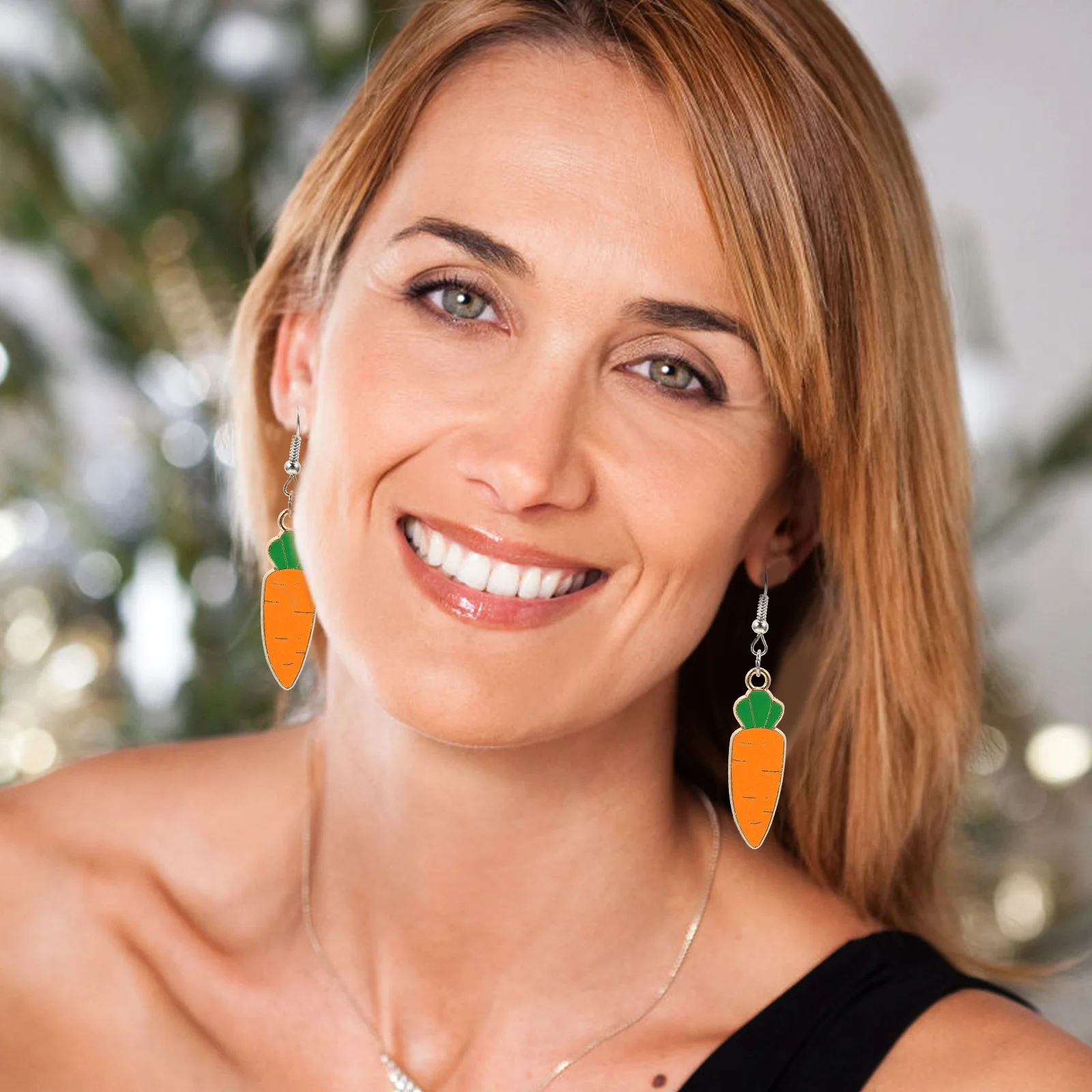 Серьги-морковки модные украшения для женщин висячие серьги-гвоздики уникальный