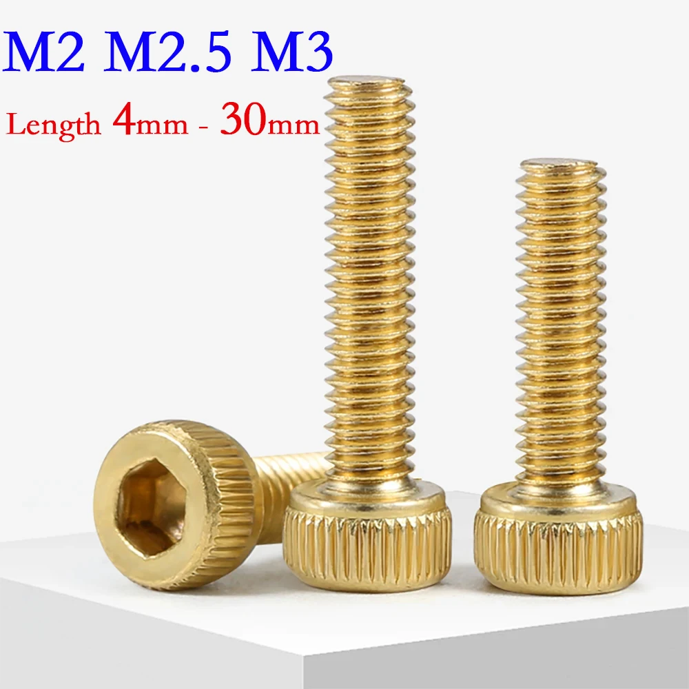 

GooBetter латунные винты с шестигранной головкой M2 M2.5 M3 4-30 мм