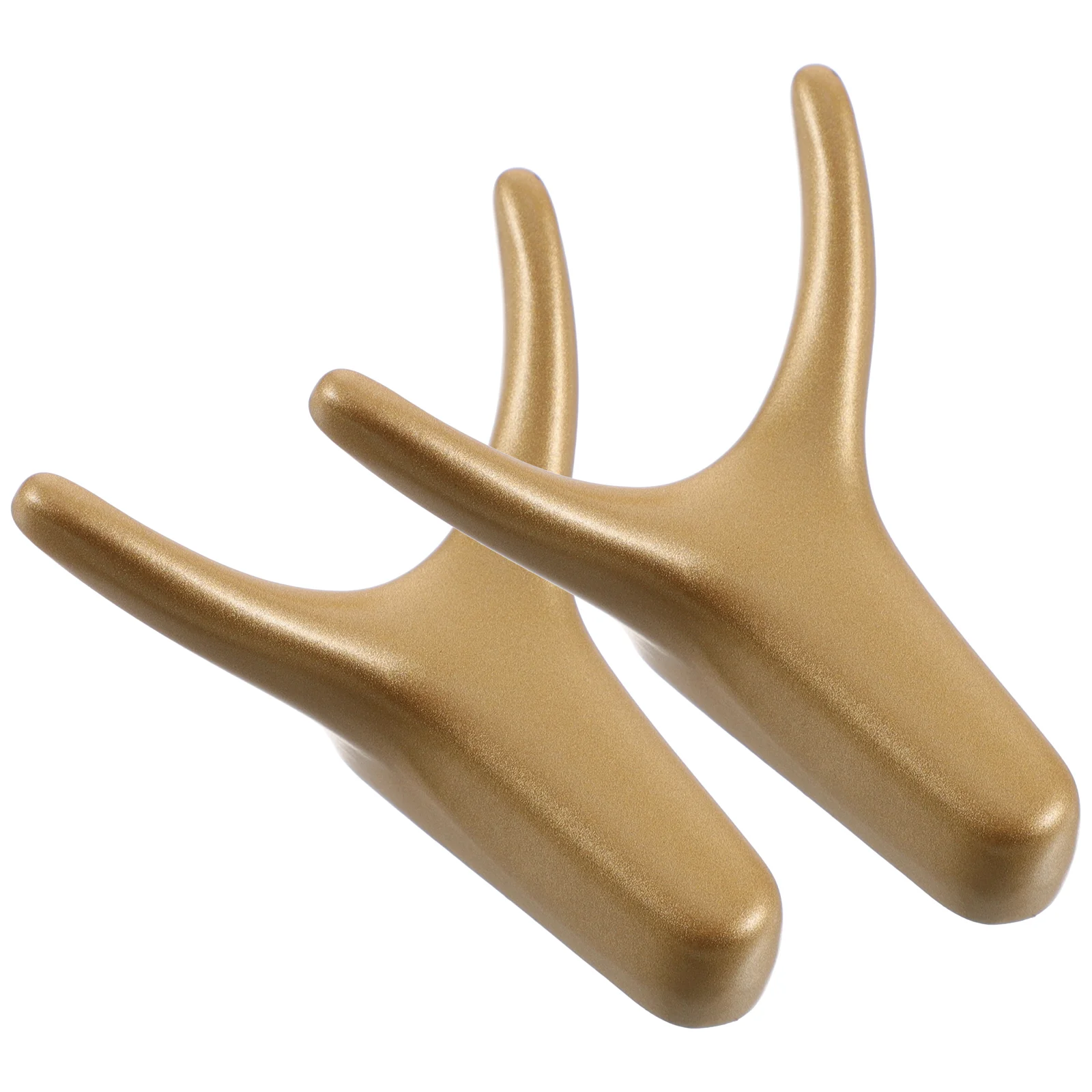 

2pcs Coat Hooks Cow Horn Wall Hooks Door Hanger Towel Hooks Robe Clothes Hooks