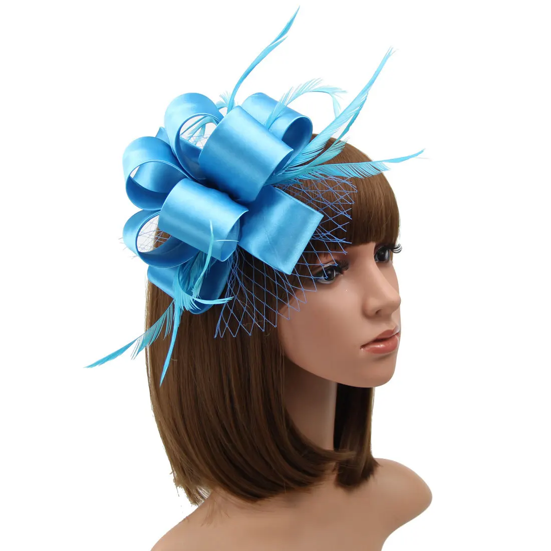 

Элегантная Вуалетка, свадебная шляпа для невесты, женский свадебный головной убор, Шпилька для волос для элегантных дам, аксессуары для веч...