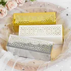 10 шт., золотыебелыесеребряные бумажные конфеты