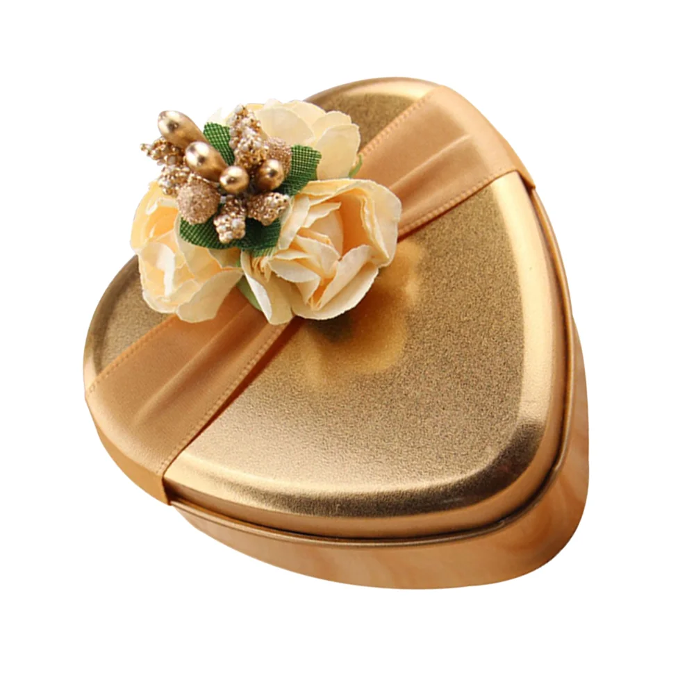 

Box Candy Wedding Boxes Tinplate Gift Birthday Containers Chocolate Cans Biscuit Heart Favor Decorative Party Packing Cookie