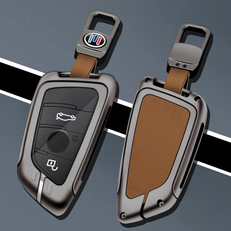 

Чехол для автомобильного ключа с дистанционным управлением из цинкового сплава, Чехол для BMW X1, X3, X5, X6, X7, 1, 3, 5, 7 серии G20, G30, G01, G02, G05, F15, F16, G07, G32,...