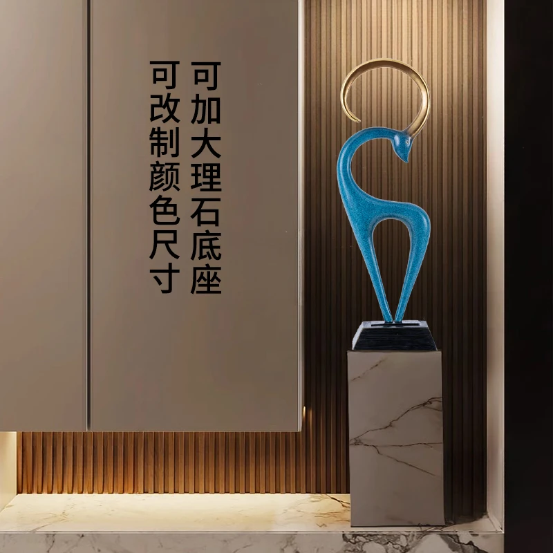 Имитация оленя для домашнего входа роскошное высококлассное украшение мягкая