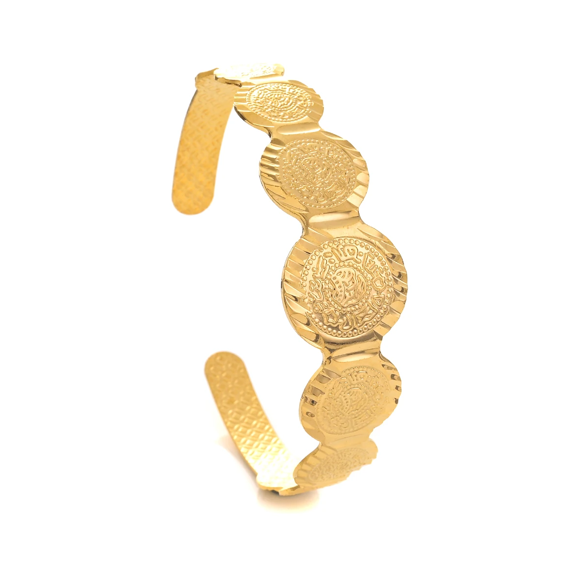 Bangrui золотистый цвет Дубай Искусственные женские браслеты Ближнего Востока