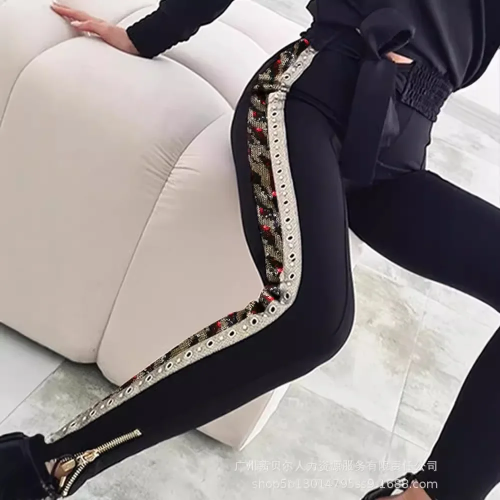 Женский комплект одежды из 2 предметов топ на шнуровке с длинными рукавами блузка