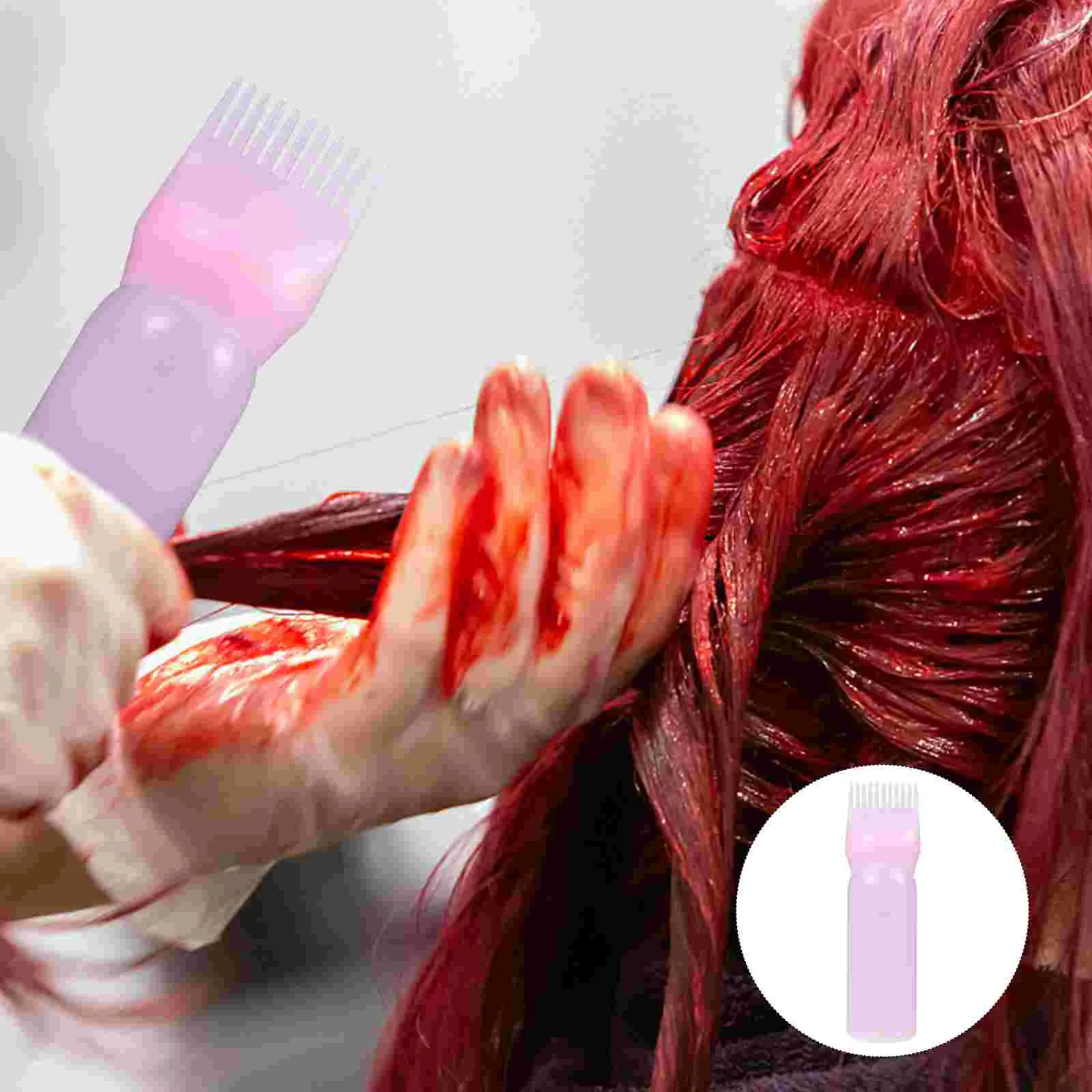 

Hair Applicator Bottle Dye Brush Oil Bottles Color Kit Squeeze Scalp Empty Dying Comb Oiling