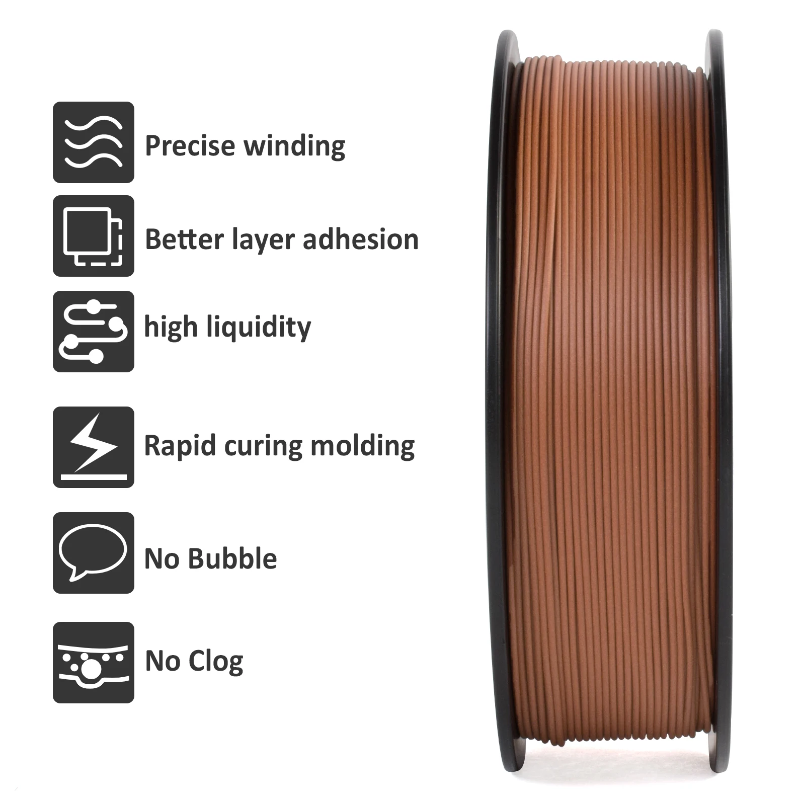 Geeetech Wood PLA 1 кг 75 мм нить 3d проволока для печати вакуумная упаковка местные склады